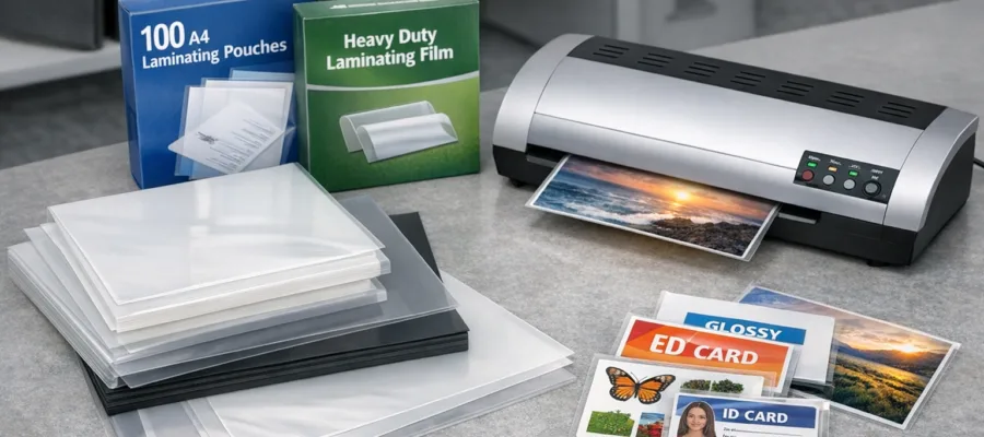 Unterschiedliche Laminierfolien und ihre Anwendung fuer Laminiergeraete erklaert