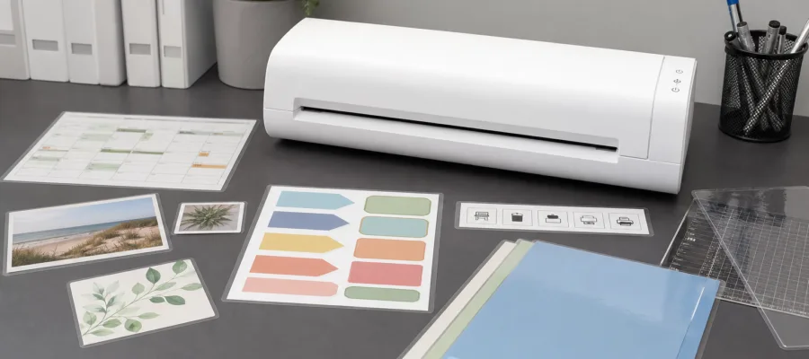 DIY-Projekte mit Laminiergeraet: Kreative Ideen fuer Buero und Schule